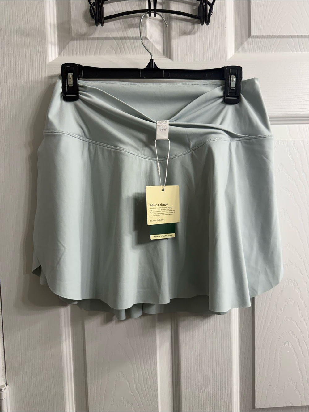 HALARA Light Mint Skirt Crossover Waist with shorts